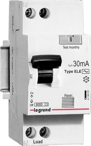Дифференциальный автомат Legrand RX3 1P+N C 16A 30mA AC 419399