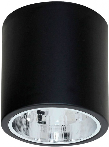 Світильник точковий Luminex Downlight round 60 Вт E27 чорний 7241 