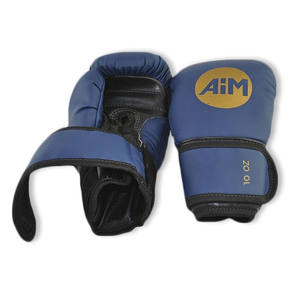 Боксерские перчатки AiM 8oz синий