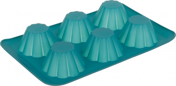 Форма для кексів Magic Ring 30*18*4,2 см бірюза Flamberg Smart Kitchen