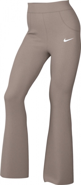 Брюки Nike W NSW RIB JRSY PANT DV7868-272 р. M бежевый