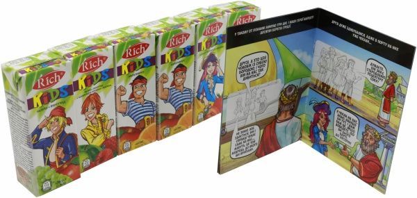 Нектар Rich набір асорті зі стікербуком 6 шт. 200 мл