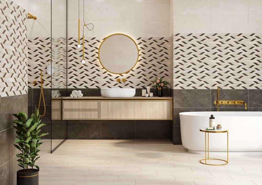 Плитка Cersanit Teneza beige glossy 27,9x60 cм