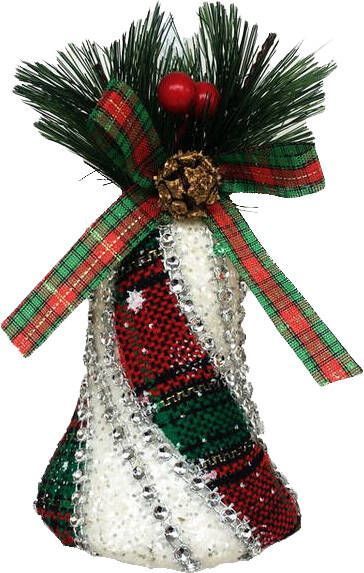 Підвіска Дзвіночок з декором 7,5 см 