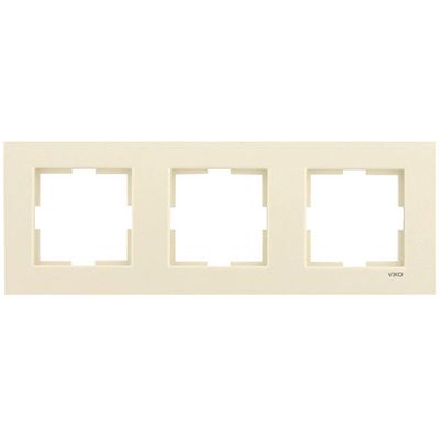 Рамка Viko Karre 90960212 кремовая