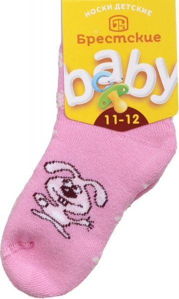 Носки детские Брестские Baby 3060 166 р.11-12 розовый 