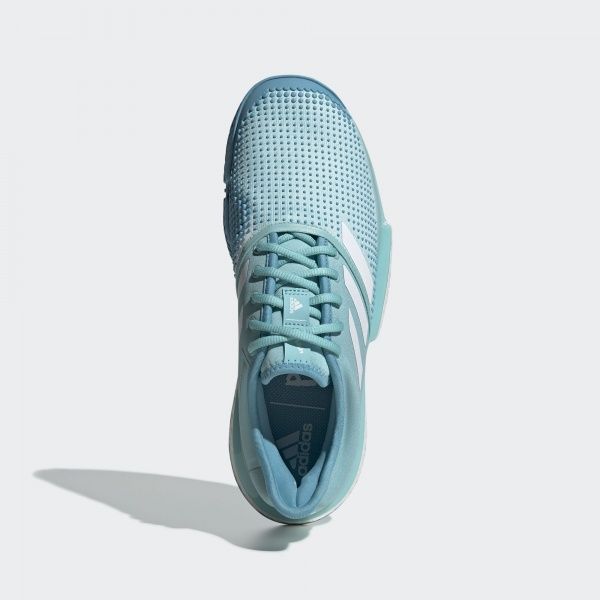 Кроссовки Adidas SoleCourt Boost M x Parley CG6339 р.10,5 бирюзовый