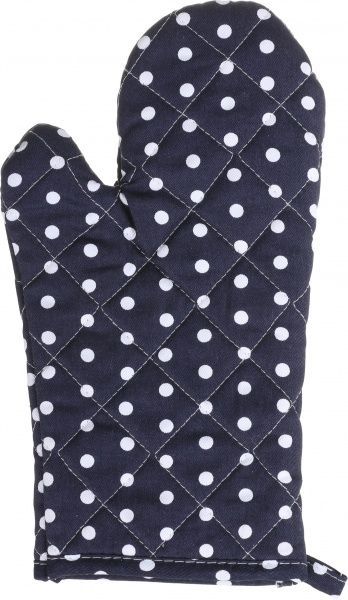 Набір кухонний прихватка та рукавиця Крапля 17x30 см синій із малюнком 