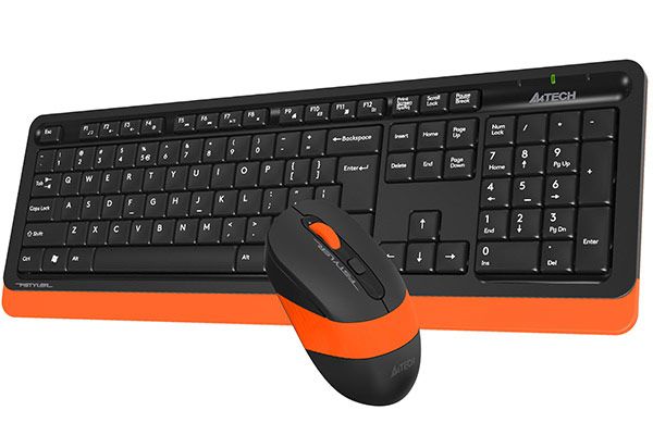 Комплект клавіатура та миша A4Tech FG1010 (Orange) 