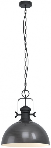 Підвіс Eglo Combwich 1x60 Вт E27 чорний/кремовий 43052 