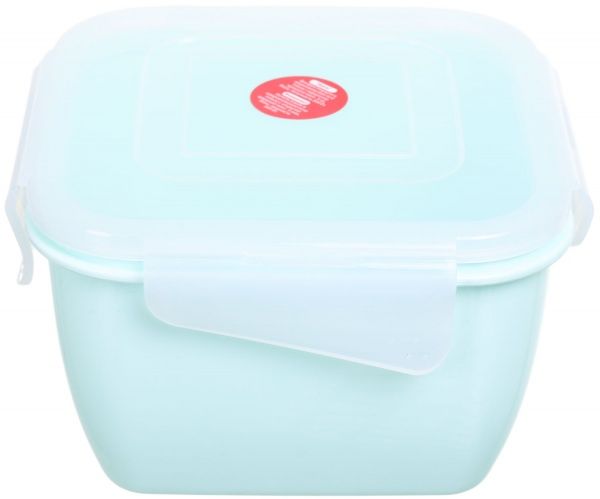 Контейнер Фиеста 900 мл квадратный салатовый Алеана