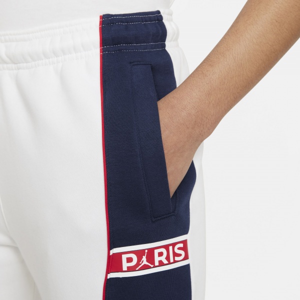 Штани Jordan W J PSG FLEECE PANT DC0455-100 р. L біло-синій