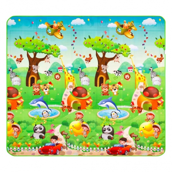Коврик Ланор бэби мат Зоопарк/Алфавит 150х180х1 см