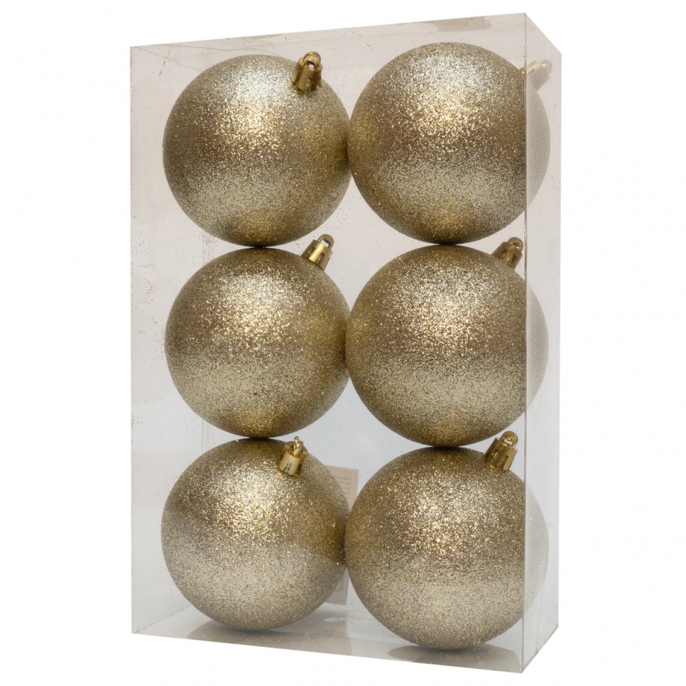 Набір ялинкових куль 892371 d 80 мм 6 шт./уп.