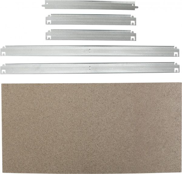 Полиця для стелажа для стелажа ДП 2000 48x910x460 мм дерево світле 