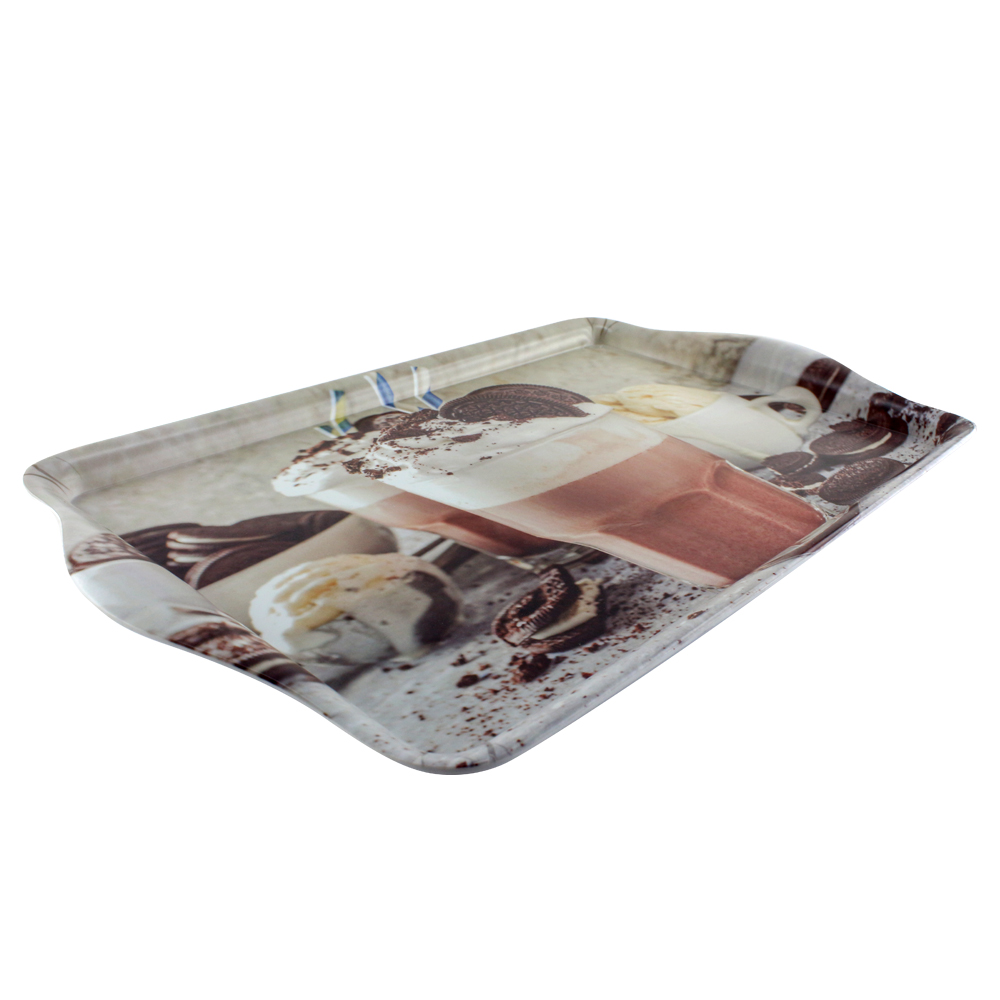 Поднос Arino Coffee and cookies 39,5x24,1x2,5 см прямоугольный 74654