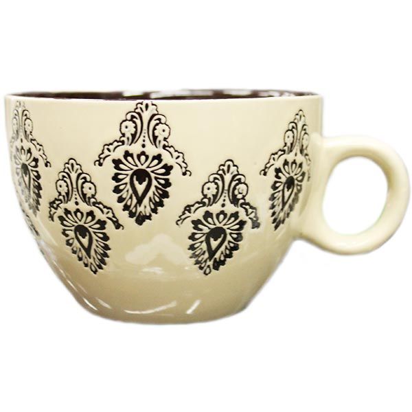 Чашка керамическая Дамаско в ассортименте 460 мл