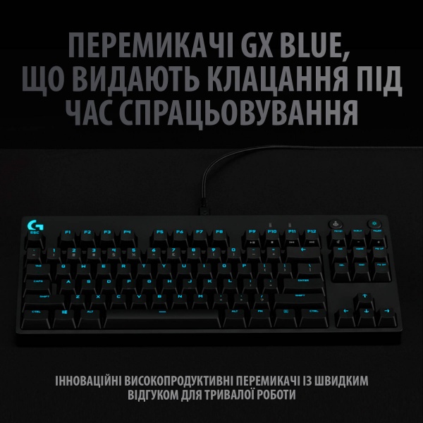 Клавиатура Logitech G PRO Mechanical Gaming USB (920-009392) black 