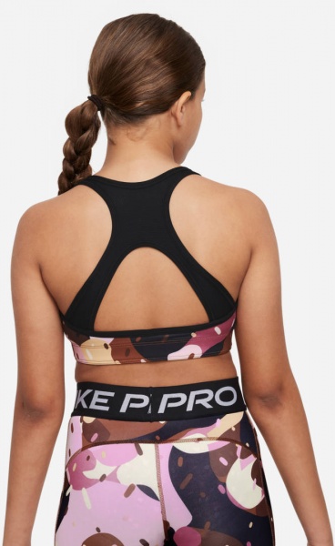 Бра Nike G NK SWOOSH REV BRA PER AOP DQ8904-204 р.M різнокольоровий