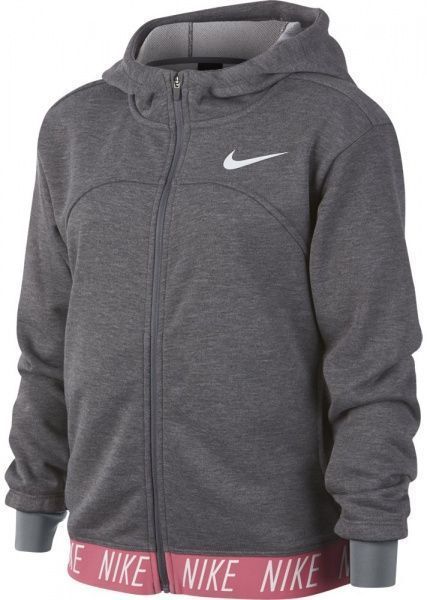 Джемпер Nike G NK DRY HOODIE FZ STUDIO 939533-091 р. L сірий
