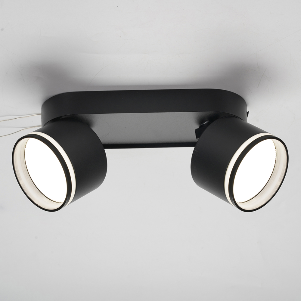 Светильник накладной поворотный LightMaster GX53 черный MLT508-2