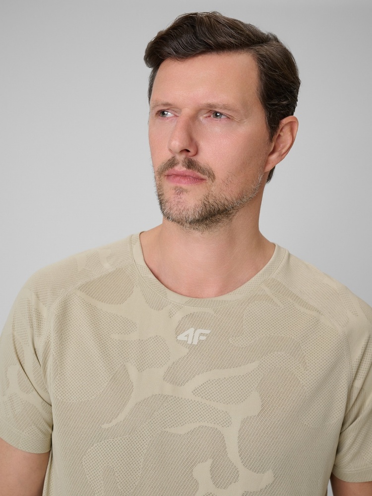 Футболка 4F 4FWSS26TFTSM1777-83S р.S бежевый