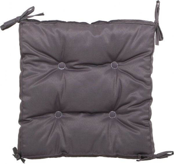 Подушка на стул 40х40 см серая LovSun