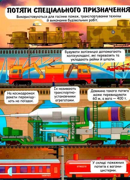 Книга «Потяги. Цікава книжка з віконцями» 978-966-936-934-5