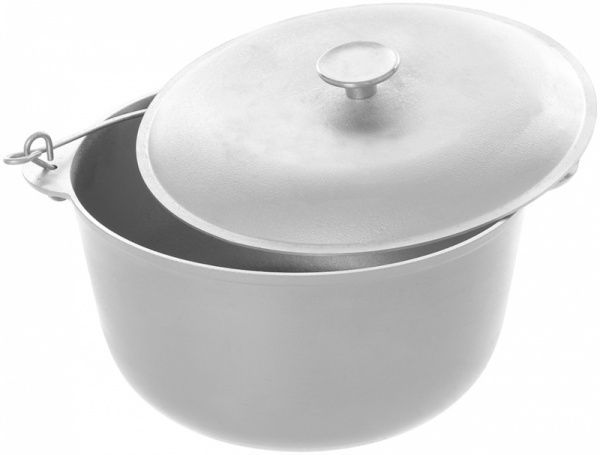 Казан походный Biol 10 л алюминиевый с дужкой и крышкой К1000Т