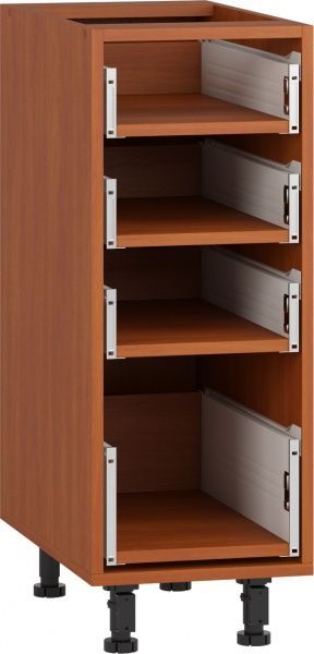 Тумба нижня Грейд розпашна з 3-ма метабоксами 300x820x522 мм кальвадос 