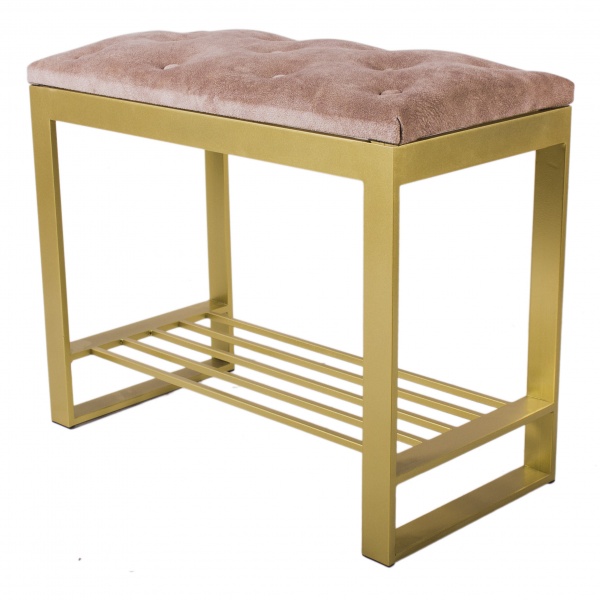 Пуф Метал Арт Вегас бежевый 