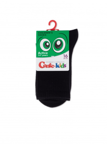 Носки унисекс Conte-Kids ACTIVE 20С-167СП 000 р.16 черный 