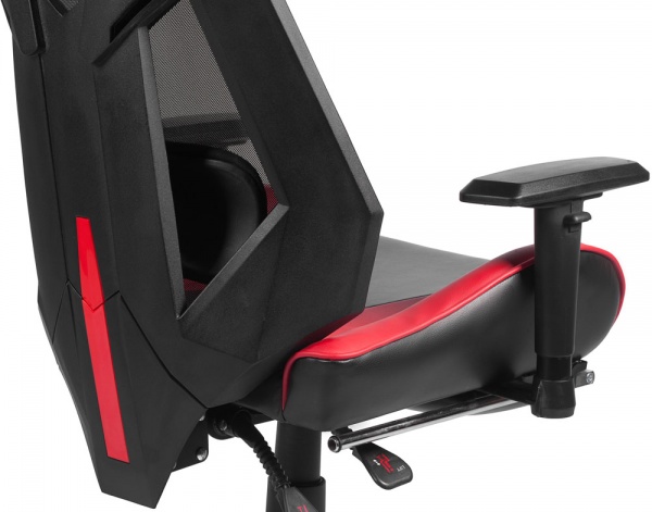 Крісло Barsky Game Mesh BGM-03 чорно-червоний 