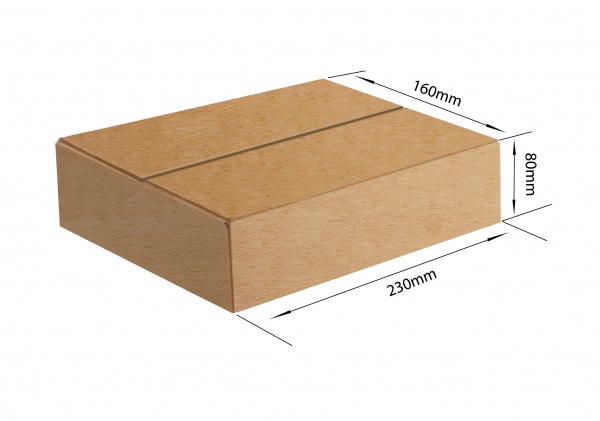 Гофроящик до 16 кг 160 x 230 x 80 мм