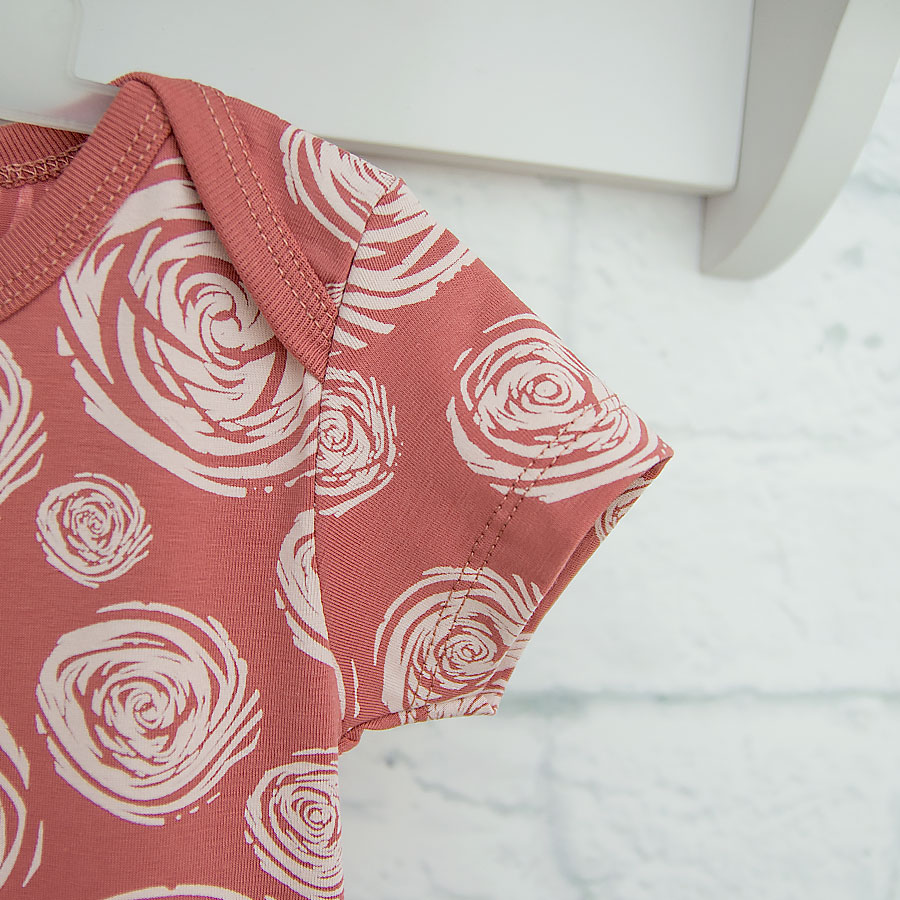 Боди детское для девочки Blanka Роза р.92 терракотовый