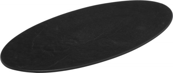 Блюдо овальне Lavastone Black 33,5x17 см 