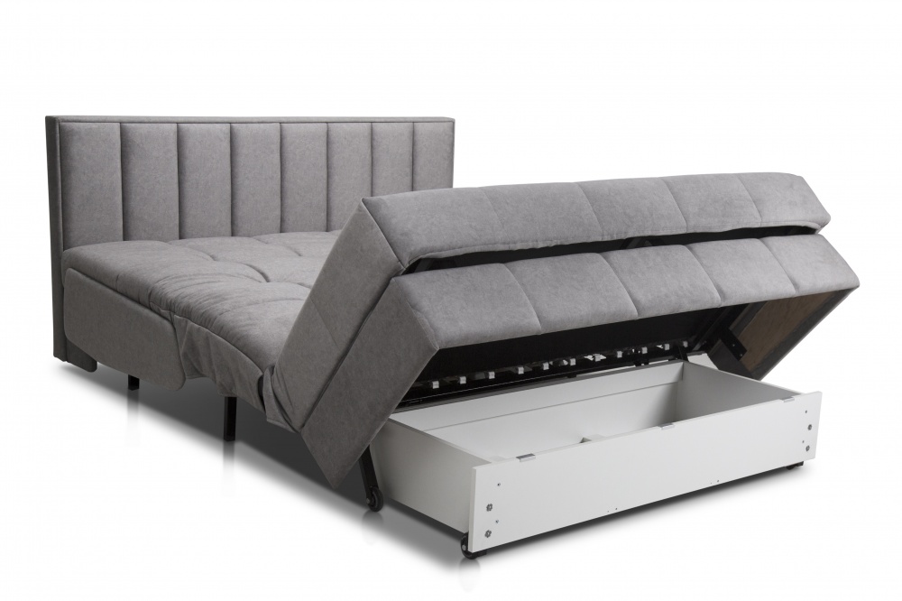 Ліжко-диван прямий VECTOR МІЧИГАН EP-MHN MX 1,6 сірий 1660x1060x930 мм