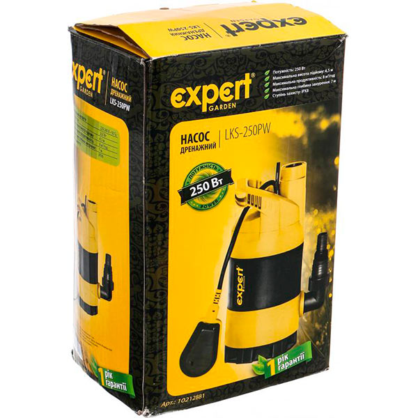 Насос дренажный Expert Garden LKS-250PW