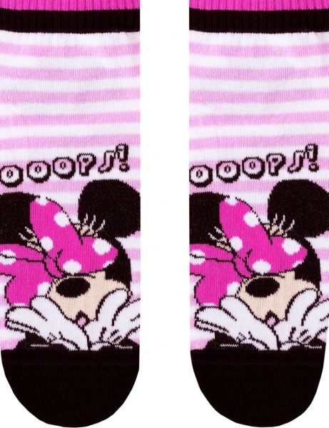 Носки детские Conte-Kids Disney Минни Маус 354 17С-127СПМ р.22 светло-розовый белый черный 