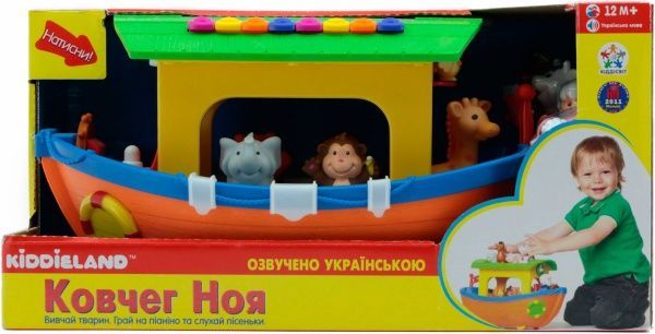 Игрушка развивающая Kiddieland Ноев ковчег (укр.язык) 031881