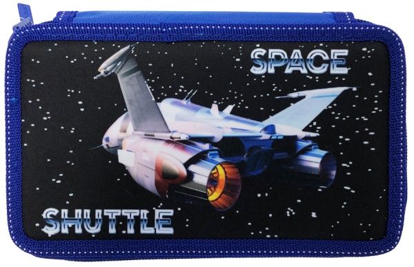 Пенал Space Shuttle 210/70D PL 20407 CLASS синий