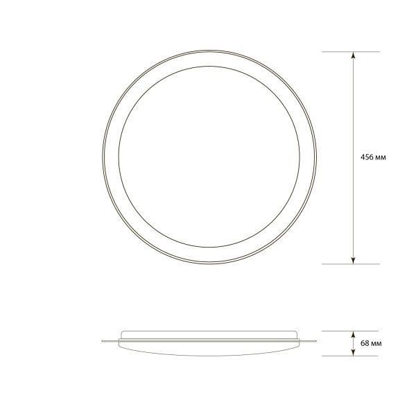 Світильник світлодіодний Светкомплект SG-455-50W TX IR RC з пультом ДК 50 Вт білий 2800-6000+RGB К