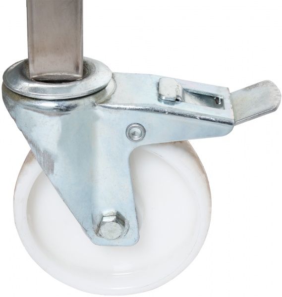 Візок виробничий на 3 полиці Tehma 900x700x1000 мм нержавіюча сталь