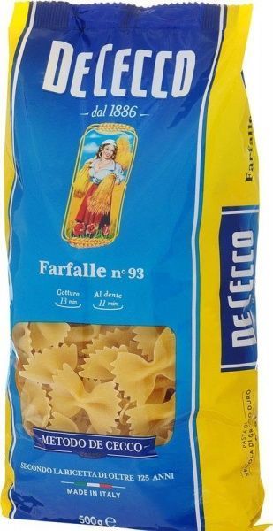 Макарони TM DE CECCO 500 г Farfalle 