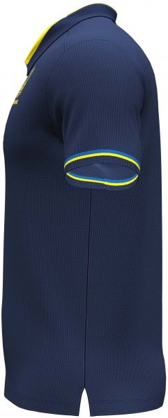 Поло форми збірної України 2021 Joma FED. FUTBOL UCRANIA SHORT SLEEVE POLO AT102376A339 р.L темно-синій