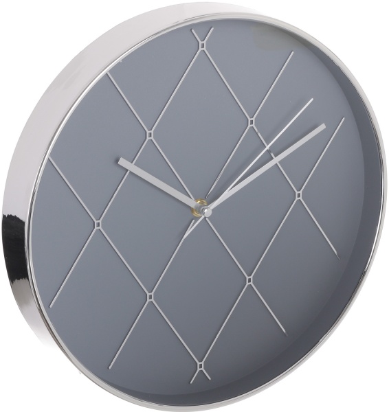 Часы настенные Ningbo Royal Clock Noble (XYX 10635D) 30,6x30,6x4,5 см сине-серебряный