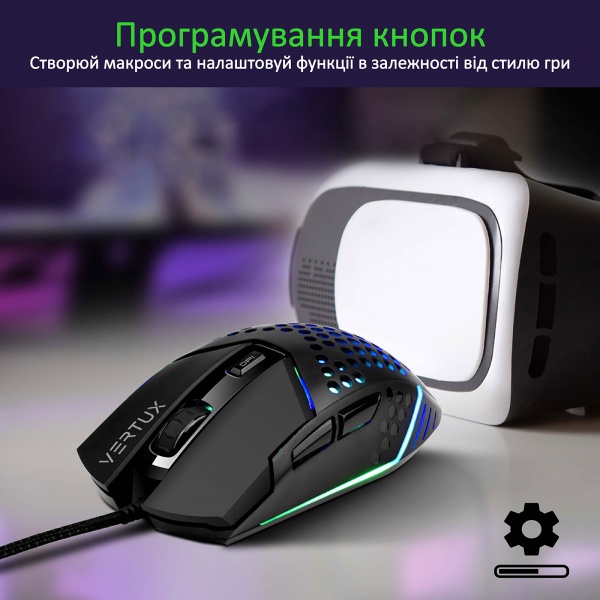Миша Vertux Katana USB Black 