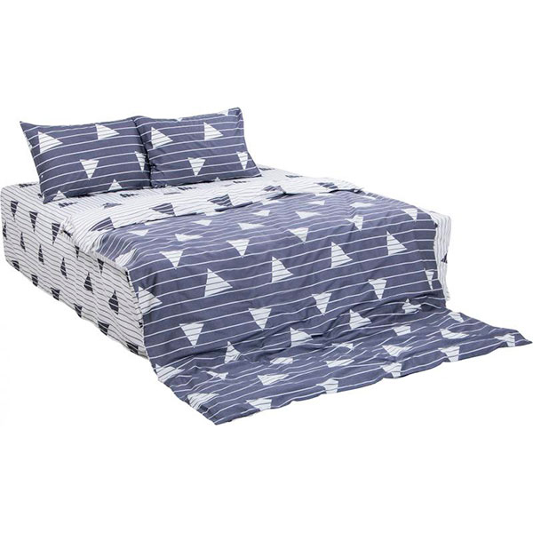 Комплект постільної білизни полуторний Ibodo Triangle