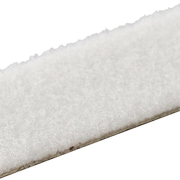 Стрічка-застібка самоклейка HPX ZIP FIX велюр 20 мм бiла