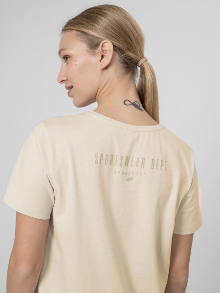 Футболка 4F WOT-SHIRT TSD028 H4Z22-TSD028-11S р.S белый